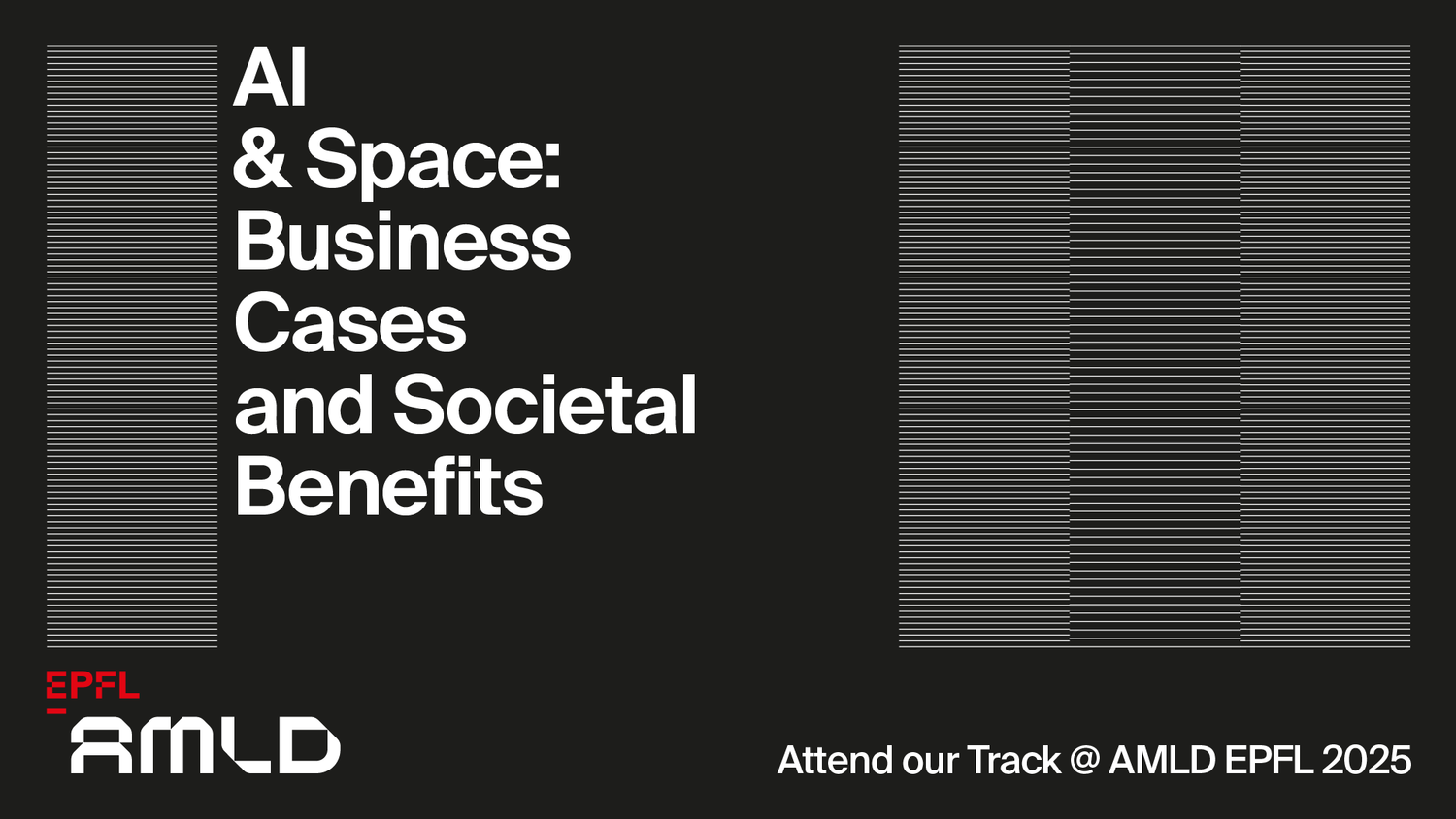 AMLD Track Poster AI & Space