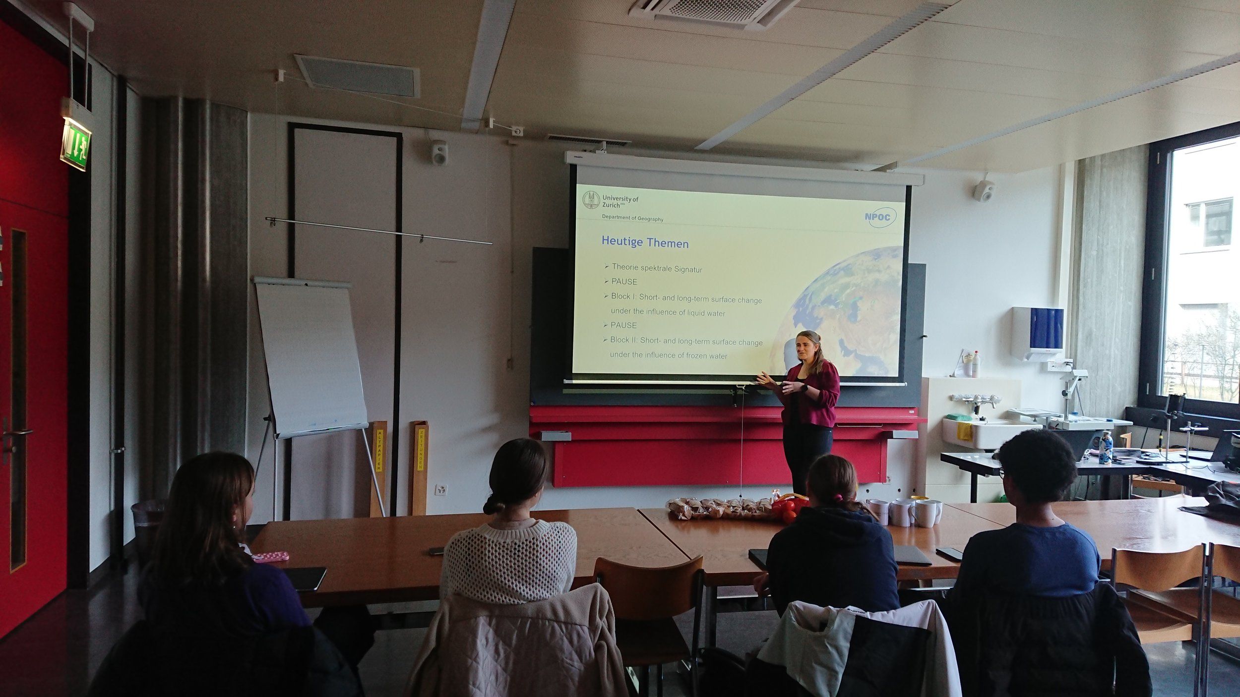 Presentation during the She Space International program