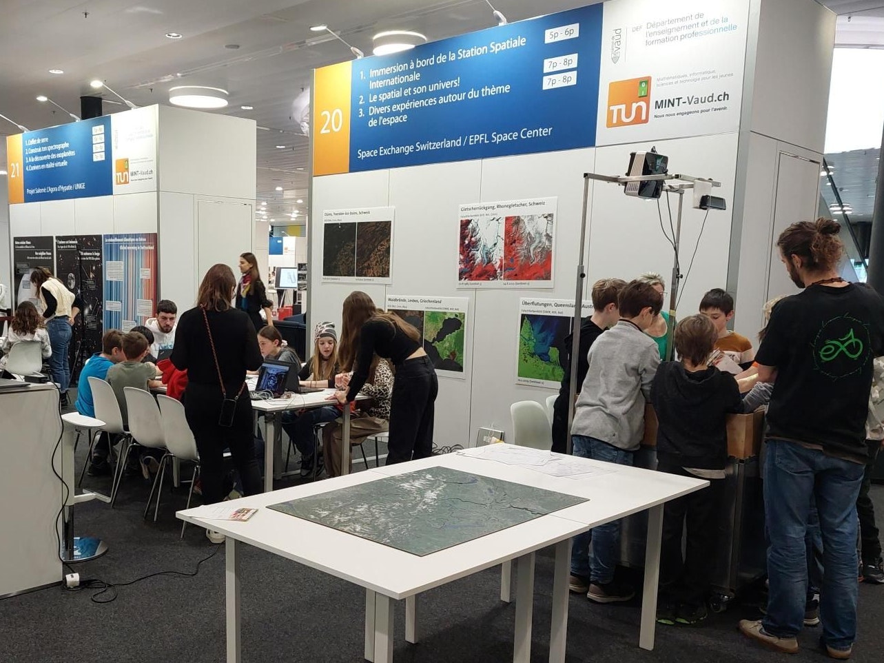 NPOC and SXS booth at Mint Vaud 2024